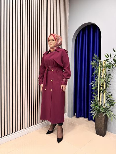 MISSEMRAMISS 4721 ROSE TRENÇKOT BORDO
