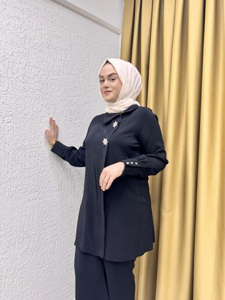 ORHAN 2337 PANTOLONLU TAKIM SİYAH