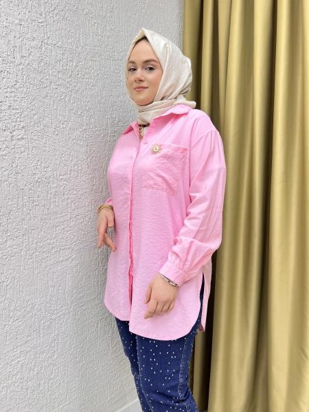 MISSEMRAMISS 4825 SUNSHINE GÖMLEK PEMBE