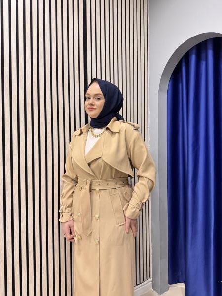 MISSEMRAMISS 4721 ROSE TRENÇKOT BEJ