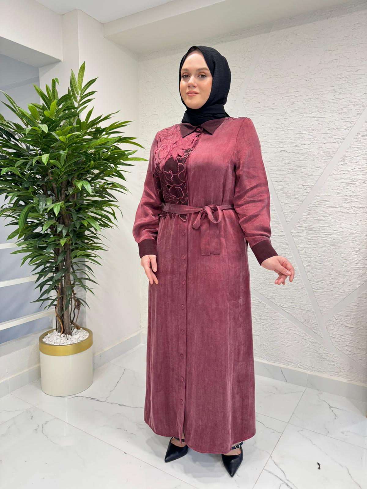 LISSMORE 6192 ELBİSE BORDO