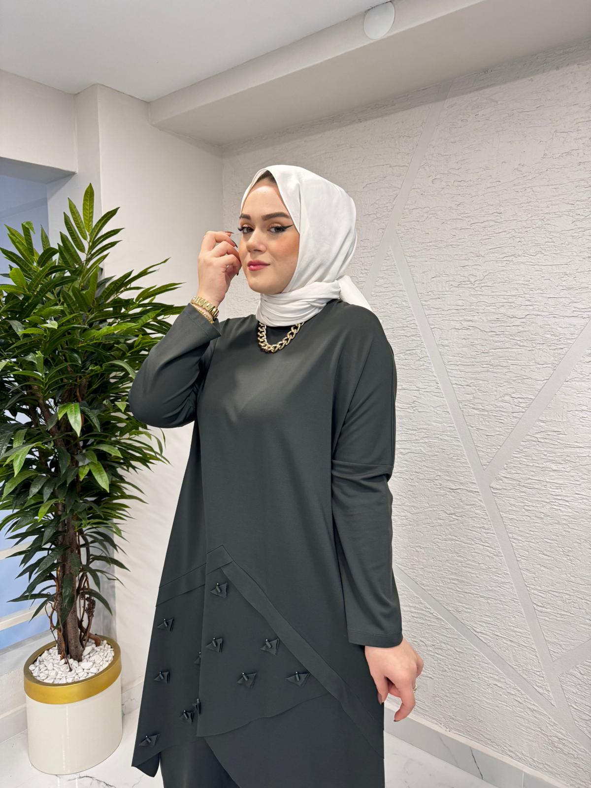 CEREMONY 6937 LUNA ÖNÜ ANVELOP TAKIM YEŞİL