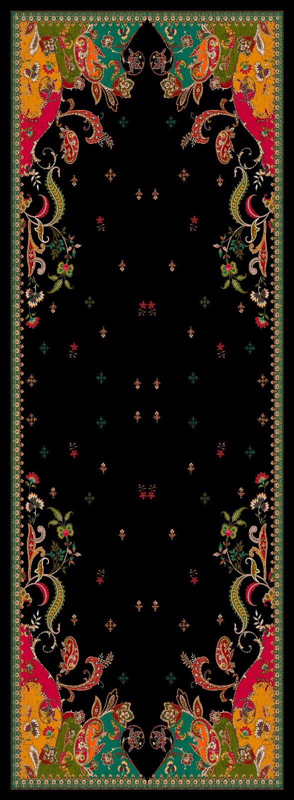 BLACK FLORAL