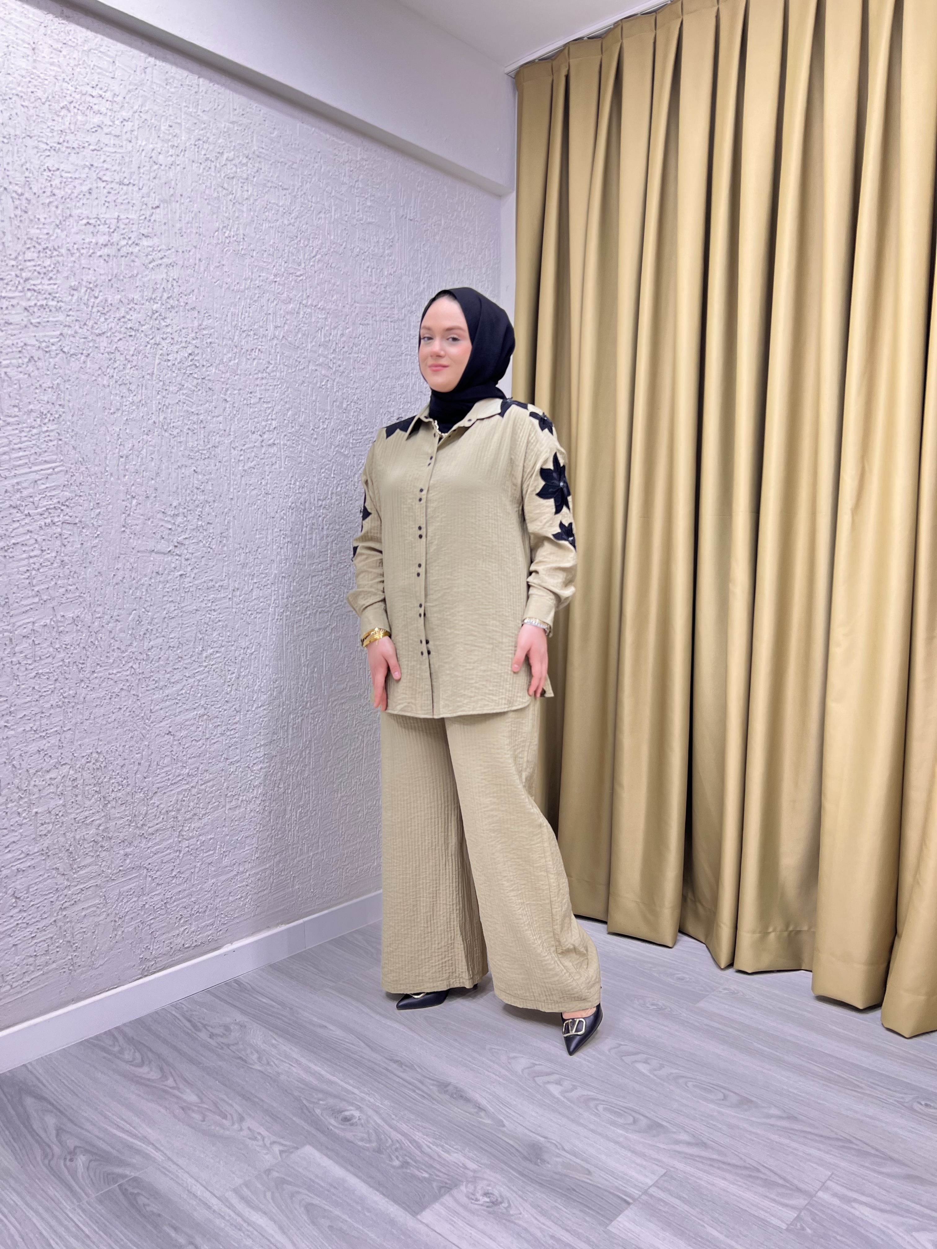 MISSEMRAMISS 4779 FLOWER TAKIM BEJ