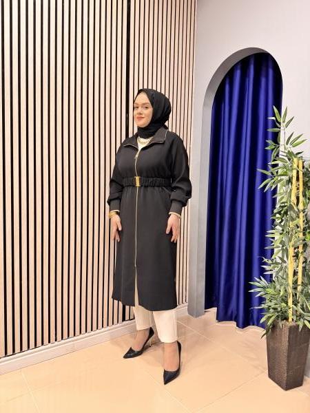 MISSEMRAMISS 4722 SPECIAL TRENÇKOT SİYAH