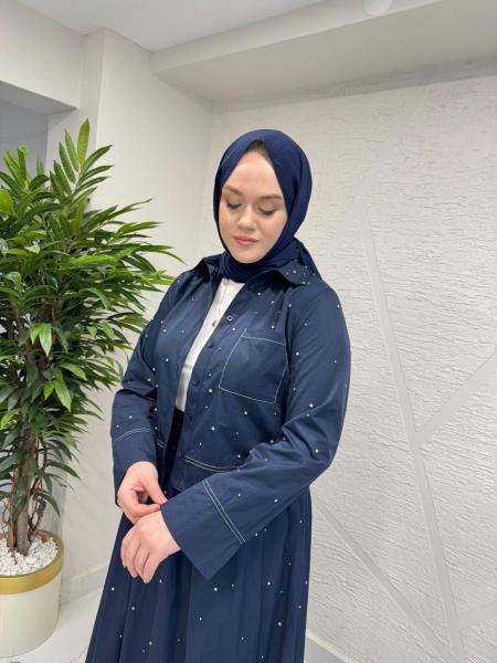 WENNORA 1014 FULL PIRILTI ETEK TAKIM LACİVERT