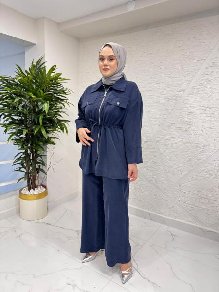 İKOL 36249 CEP TÜNELLİ MODAL TAKIM LACİVERT