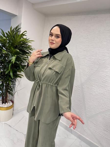 İKOL 36249 CEP TÜNELLİ MODAL TAKIM YEŞİL