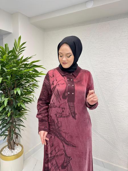 LISSMORE 6250 ELBİSE BORDO