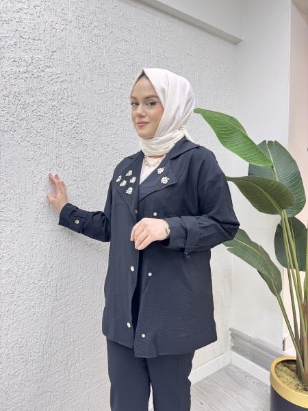 MISSEMRAMISS 4773 SHINY TAKIM SİYAH